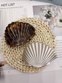 1pc/2pcs/3pcs/6pcs/8pcs New Shell Claw Clips, Flat Hair Clips With High-End Feel, Large Size Duck Clip For Updo Hairstyles Elegant Hair Accessories Winter Hair Clutch