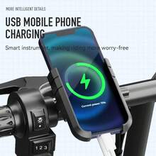 Electric Folding Bicycle 500W Motor 14-Inch Tires 48V 15Ah Battery 30-Mile Range UL2849 Certified Shock Absorption Smart Urban Bike 1000W Peak Power 100KM Range Foldable - Xem 5