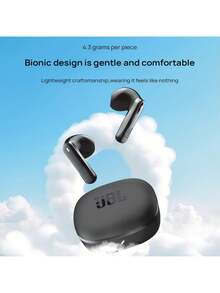 JBL T280TWS X3 Wireless Sports Earbuds, Air Conduction Technology For Long-Lasting Comfort, Dual-Mode Intelligent Noise Cancellation, Suitable For Fitness And Business, White - White - View 3