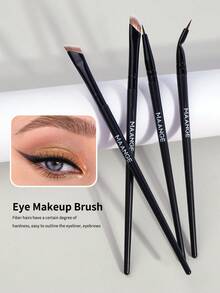 MAANGE 5/8/10 Peças Conjunto de Pincéis de Maquiagem Profissionais Macios e Amigáveis à Pele, Inclui Pincel de Pó, Pincel de Blush, Pincel de Corretivo, Pincel de Contorno, Pincel de Nariz, Pincel de Base, Pincel de Detalhe, Pincel de Rosto, Pincel de Sombra, Pincel de Delineador, Feito de Cabelo Sintético Natural, Confortável e Durável, Adequado para Maquiagem Facial Diária, Pode Aplicar Cosméticos Líquidos, Cremosos ou em Pó, Crie uma Aparência de Maquiagem Perfeita. Adequado para Mulheres, Mães, Esposas, Irmãs, Meninas, Amigas, Etc. - Preto - Visão 8