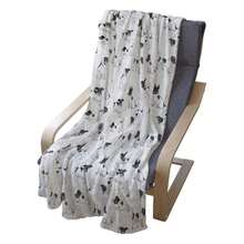 Dog Lover Throw Blanket, Sketch Style Hand Drawn Jack Russell Terrier Doodles In Various Stances Purebred, Flannel Fleece Accent Piece Soft Couch Cover For Adults, Grey Black Halloween Room Decor, Classroom, Office, Home Decor, Soft Decorative Throw Blanket Fleece - 彩色 - 查看 4