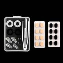 Eyeglass Nose Pads Kit, Eyeglass Repair Kit Upgraded Soft Silicone Air Chamber Screw-In Glasses Nose Pad Replacement Kit With Screws, Screwdriver, Tweezers, Glasses Cloth And Earhook,Universal Glasses Repair Kit For Eyeglasses, Sunglasses & Reading Glasses