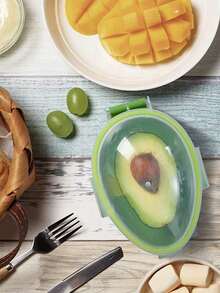 1 hộp đựng bơ trong suốt có nắp đậy kín kèm bộ dụng cụ 3 trong 1 - Lý tưởng cho hoạt động ngoài trời và cắm trại. - màu xanh lá - Xem 6