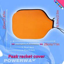 Pickleball Racket Sleeve Protector Bag Paddle Case Neoprene Pickleball Paddle Cover Case For Practice Training