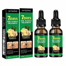 Nail Fungus Treatment & Nail GrowthSerum | Ginger Foot Spray & Plant Essential Oil Essencefor Day Nail Treatment-Cosmetic NourishingStrengthener Oil, Anti-Infection Care & Toenail Repair