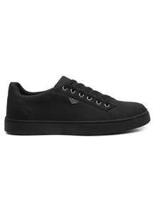 Men's Sneakers Casual Comfortable Sneakers Promotion EVA Insole Black Brown Blue - 黑與白 - 查看 4