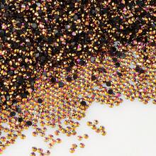 0,2cm/0,3cm/0,4cm/0,5cm Strass de Resina de Bottom Plano Imitação de Diamante Material Decorativo para Copo de Água, Brinquedos, Artesanato DIY, Sapatos, Roupas