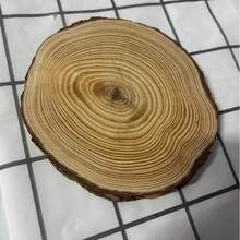 Fette di legno di pino naturale - Sottobicchieri in legno rustico con bordo in corteccia, decorazioni natalizie fai-da-te e decorazioni artigianali, cerchi non trattati incisibili come ornamenti