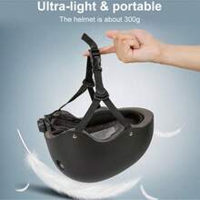 成人及儿童骑行头盔、滑板骑行头盔、平衡车头盔、轮滑头盔、漂移头盔、男女电动自行车头盔 - 黑色 - 查看 2