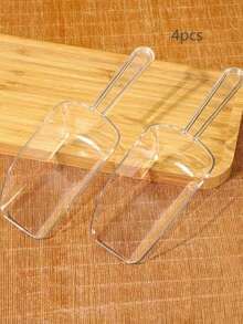 1/2/3/4/5个装透明塑料冰勺，多功能冰箱冰格勺，多用途厨房勺，浴室冰勺，食品糖果勺，磨砂透明冰铲，奶茶店厨房麦片冰勺（尊敬的顾客，温馨提示：运输过程中可能存在轻微划痕） - 彩色 - 查看 23