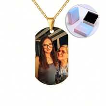 Customized Memorial Badge, Personalized Metal Keychain, Engraved Photo Necklace, Fashionable Pendant, Exquisite Customized Gift, Holiday Commemorative Items,Festive Calendar - Multicolor - View 32