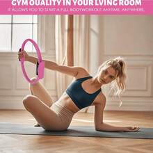 Pilates Circle Fitness 14 Piece Set Yoga Exercise Recommended Stretching Belt Stretching Ring Puller Fitness Yoga - Multicolor - View 5