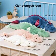 35.4" Peluche Dragon Plush, Soft And Sturdy Plushie Dragon Stuffed Animals For Kids And Adults, Kids Toys, Christmas Gifts,  Stocking Stuffers, Medium White Dragon Stuffed Animal - 白色 - 查看 9