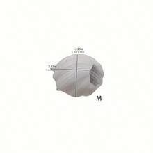 1 件 3D 旋转柱状蜡烛硅胶模具，几何波浪蜡烛模具适用于 DIY 抽象艺术肥皂树脂石膏家居装饰 - 白色 - 查看 10