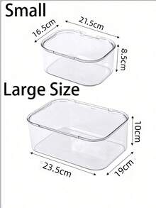 1 pieza Organizador de medicina Caja de almacenamiento, Estuche de almacenamiento de escritorio transparente, Contenedor de almacenamiento a prueba de polvo con tapa abatible. Organizador de medicina doméstico mini. Almacenamiento multifuncional para cosméticos, mascarilla facial, papelería, varios - Multicolor - Ver 11