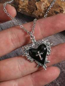 Anillo y collar de forma geométrica elegante, único y exquisito de estilo retro de moda como regalo para boda, Navidad, aniversario, vacaciones en la playa u Halloween