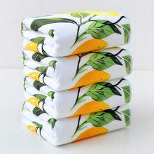 2条柠檬图案厨房毛巾，速干，可清洁碗碟，亦可作装饰茶巾，柠檬图案，适合作为乔迁礼物、餐桌巾、家居用品、婚礼用品、宴会巾、自助餐巾、浴室厨房用品、圣诞装饰品、家居圣诞礼物、圣诞装饰。 - 彩色 - 查看 12