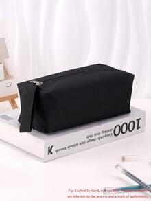 1 pieza, Proceso de bordado, Estuche para lápices, Letras y números personalizables, Material de poliéster, Cremallera de nailon, Gran capacidad, Estuche portátil para lápices, Adecuado para la escuela y la oficina, Regalo creativo para el Día de Acción de Gracias, Navidad, cumpleaños, Halloween, Vuelta al colegio, Caja de lápices, Multifuncional, Ornamental, Reutilizable, Moderno, Colorido, Lindo, Vintage, Dibujos animados, Kawaii, Personalizado, Único, Personalizado, Trabajadores, Clientes, Estudiantes, Para negocios/trabajo/oficina, Para la escuela