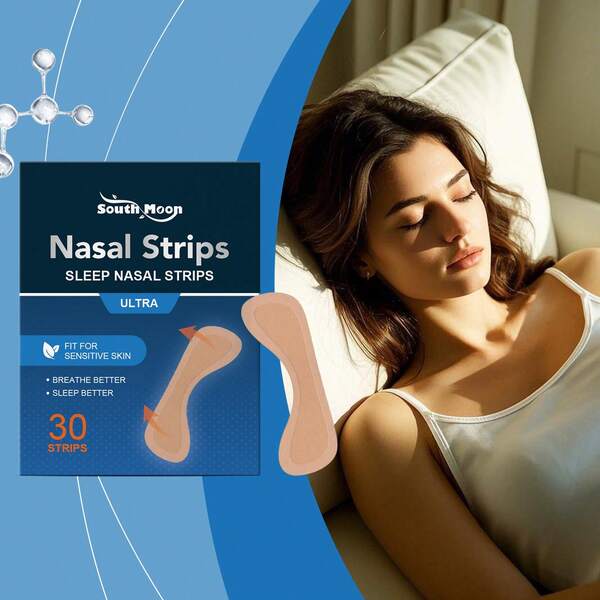 30pcs Sleep Nose Strips, Nasal Cleansing Breathe Fresh Air Daily Care Comfortable Night Sleep