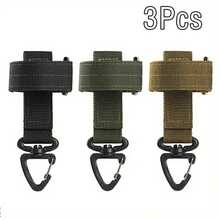 1/2/3 Stück Outdoor Camping Taktischer Gürtel Taktisches Ausrüstungsclip Nylon Schlüsselring Halter Outdoor Wandern Haken Schnalle Militärische Utility Aufhänger Kompatibel