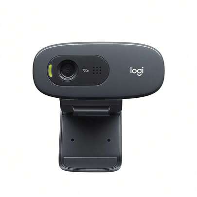 Logitech C270 Business Video Conferencing Camera With HD 720P Image Quality, Intelligent Automatic Light Correction, And A Noise-Canceling Microphone For Clear Conversations