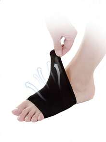 2 miếng bọc chân thoáng khí hỗ trợ vòm bàn chân, phù hợp với giày thường ngày, 3 màu - màu đen - Xem 6