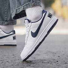 Nike Men's 2026 New Big Logo Skateboard Shoes, Casual Sports Sneakers, Low-Top White Shoes 355152-140 - White - View 3