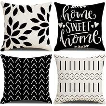 EstiloFundas De Almohada 18X18 Pulgadas, Fundas De Almohada Cuadradas 4 Piezas Bohemian Modern Farmhouse Neutral Decorative Pillow Covers Linen Cushion Covers For Sofa, Bed, Home DecorVersióN Mejorada - Gris Verdoso - Ver 11