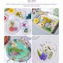 Flores Prensadas Secas para Resina, 5 Bolsas de Piezas de Flores Prensadas, 5 Temas de Colores, Flores Secas para Arte de Uas, Resina, Diseo de Joyera de Tipo 2 - Tipo 1 - Ver 7