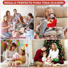 2025 Nuevo Peluche de Jesus Que Respira, Jesús Peluche para La Ansiedad, Jesús de Peluch Que Respira con Música y Luces, Suave Dios d Muñeco para Dormir, Niños y Niñas (Rojo) - Rojo - Ver 7