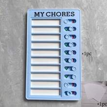 Chore Chart Memo Board, Sliding Routine Chart, Planner Task Organizer,Visual Schedules, RV Checklist, Planning Board, Checklist Board, Chores Organizer, Replacement Cardboard,ADHD Tools, Neurodivergent, Good Habit Tracker - one-size - View 9
