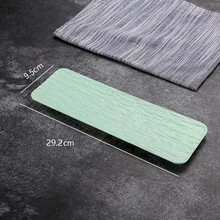 Japanese Sushi Plate, Creative Stone Texture Long Rectangular Plate, Plastic Serving Tray For Home Use, Snacks, Desserts, Salads