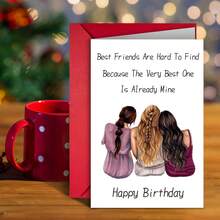 1 pièce Carte de vœux d'anniversaire humoristique avec chat, cadeau d'anniversaire unique, croquis amusants de chat, renard et lion, en papier, parfait pour les amis, la famille, les amateurs de chiens/chats, souhaits d'anniversaire créatifs avec enveloppe, idéal pour les célébrations de Noël et d'Action de grâce