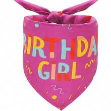 2 pezzi Bavaglini per cani per compleanno, accessori per cani, bavaglini per cani maschi per compleanno, sciarpa triangolare, adatto per cani di taglia media e piccola, forniture per feste di compleanno per animali domestici