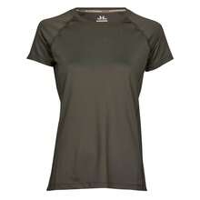 Womens/Ladies Cool Dry Short Sleeve TShirt (Deep Green) - Green - View 1