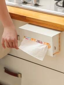 Stainless Steel Kitchen Paper Towel Holder - No Drilling Required Adhesive Installation, Space Saving, Suitable For Cabinets And Drawers, Rust-Resistant Powder Coated Design, Easy Paper Towel Dispensing, Suitable For Home And Office, Kitchen Organization, Sleek And Stylish Appearance, Smooth Surface.