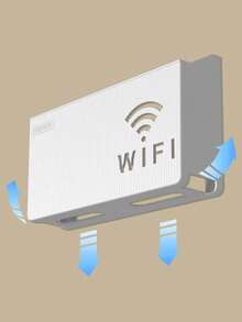 1 Hộp lưu trữ bộ định tuyến WiFi treo tường – Trang trí nhà hiện đại mùa thu, Tổ chức phòng tiết kiệm không gian với quản lý cáp, Kệ treo tường thẩm mỹ cho phòng khách, phòng ngủ và văn phòng – Phụ kiện cải thiện nhà cửa năm 2025 - Nhiều màu - Xem 5