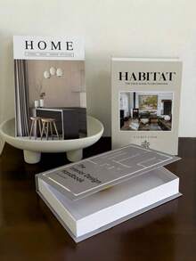 Modern Foldable Fake Book Decor, Minimalist Decorative Book Shelf Desktop Ornament Decorative Books For Home Decor -Faux Books Stylish Decoration Rustic Farmhouse Stacked Display Book Shelf Decor For Living Room, Aesthetic Books For Shelf Decor, Coffee Table Centerpiece, Ideal Festive Gift For Home Enthusiasts & Interior Design Lovers Must - Have Holiday & Home Decor Essential