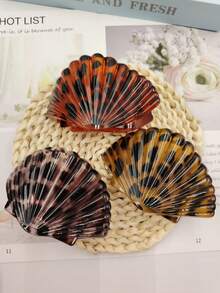 1pc/2pcs/3pcs/6pcs/8pcs New Shell Claw Clips, Flat Hair Clips With High-End Feel, Large Size Duck Clip For Updo Hairstyles Elegant Hair Accessories Winter Hair Clutch