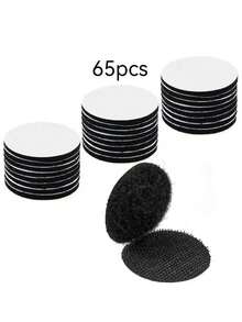 25/35/50/65片圆形黑色地板贴纸 - 黑色 - 查看 11