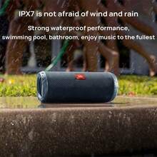 JBL FLIP ESSENTIAL 2 Portable Bluetooth Speaker With Stable Bluetooth Connection And IPX7 Waterproof For Outdoor Travel And Party Music - Black - View 1