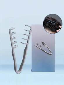 1/2/4pcs New All-In-One Volumizing Wide-Tooth Hair Comb - Fluffy Texture, Suitable For Men, Made Of ABS Plastic With Textured Handle, Suitable For All Hair Types, Great For Home, Back To School, Travel & Vacation - Multicolor - View 6