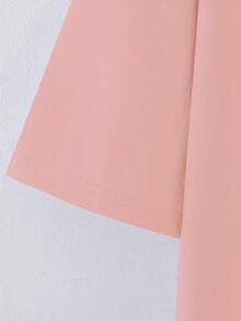 Men's Spring/Summer Japanese Style Yin Yang Koi Fish & Samurai Sword Graphic Print Round Neck Pullover T-Shirt, Pink