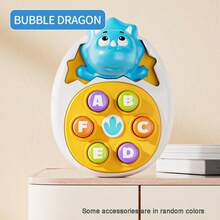 婴儿恐龙蛋压蛋玩具，打地鼠玩具 - 有趣且具有教育意义的减压玩具，适合0岁以上婴儿早期学习玩具，很棒的节日礼物 - 彩色 - 查看 8