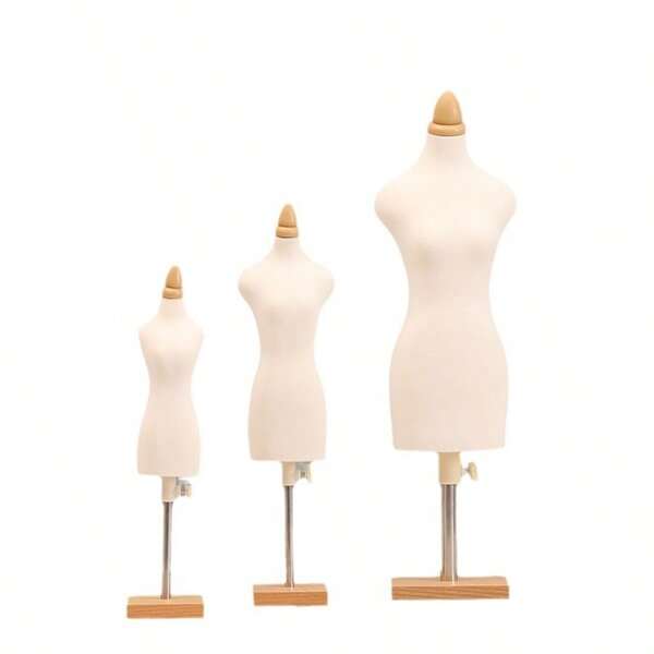 1pc Mini DIY Model, Suitable For Clothing Design, Sewing Teaching, Student Clothing Design, Mini BJD 3D Cutting Model For Women