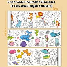 Children's Graffiti Painting Roll, Coloring, Drawing, Painting, Wall-Friendly, Non-Staining - Multicolor - View 8