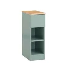 SoBuy Bedside Table With Drawer For Box Spring Bed, Sofa Table, Side Table, Narrow Telephone Table, Nightstand, Bedside Table, Black W X H X D Approx. 20 X 60 X 35 Cm FBT111 - 綠色 - 查看 12