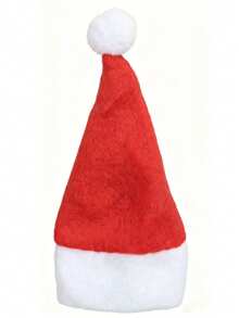 1/5/10 pièces Porte-couverts de chapeau de Noël, mini porte-couverts en tissu non tissé du Père Noël, décorations de sucette et de bouchon de bouteille de vin, décoration de table de dîner pour la fête de Noël, Thanksgiving et autres occasions festives, Noël