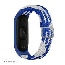 适用于小米 Mi Band 10/9/8/7/6/5/4/3 的尼龙表带，柔软编织尼龙 Solo Sport 替换表带，适用于小米 Mi Band 7/6/5/4/3 健身追踪器 - Mi 樂隊 3/4/5/6/7 - 查看 8