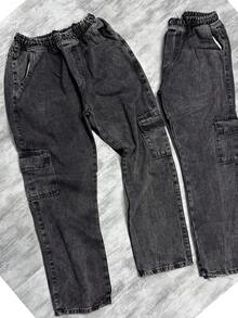 Men's Wide-Leg Jeans Balloon Pants